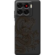 Чорний чохол BoxFace ZTE Blade A56 Chinese Dragon