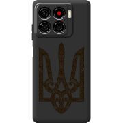 Чорний чохол BoxFace ZTE Blade A56 Ukrainian Trident