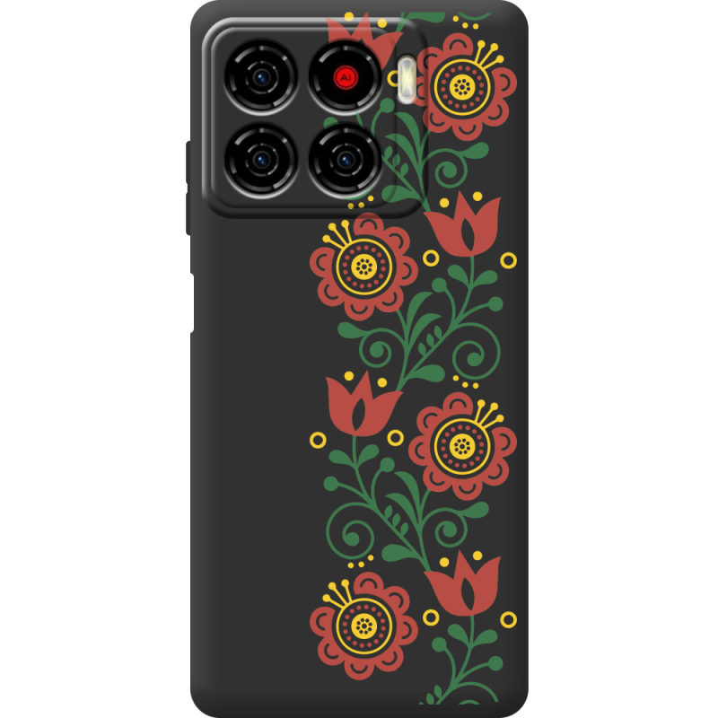 Чорний чохол BoxFace ZTE Blade A56 Ethno