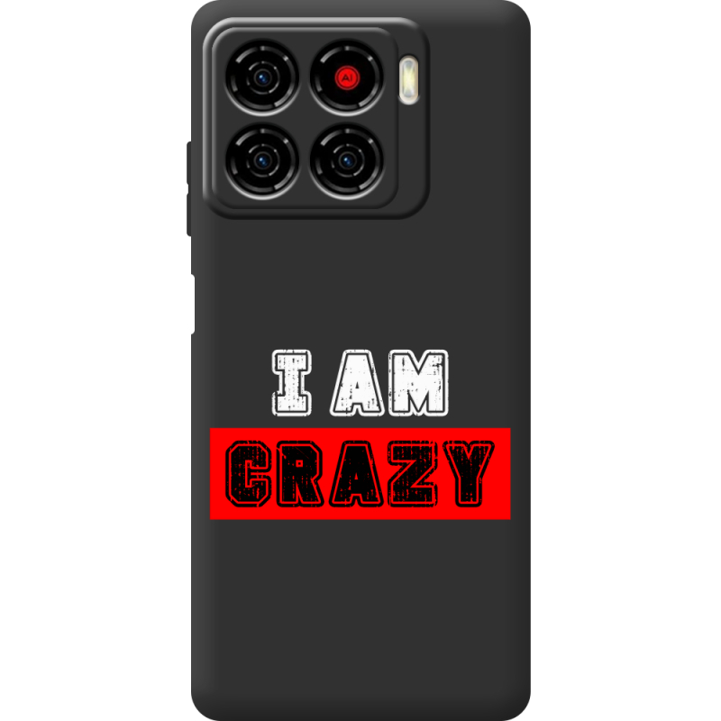 Чорний чохол BoxFace ZTE Blade A56 I'm Crazy