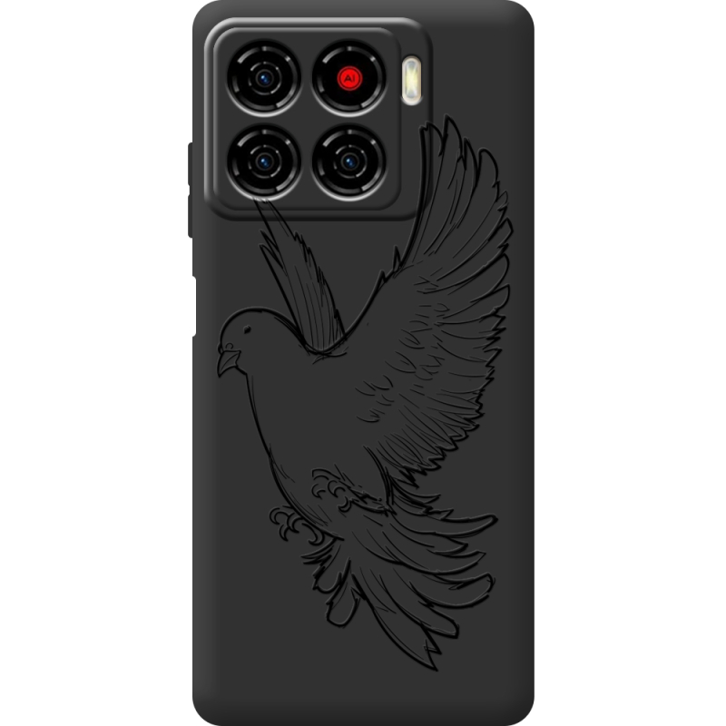 Чорний чохол BoxFace ZTE Blade A56 Dove