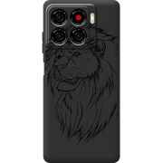 Чорний чохол BoxFace ZTE Blade A56 Lion