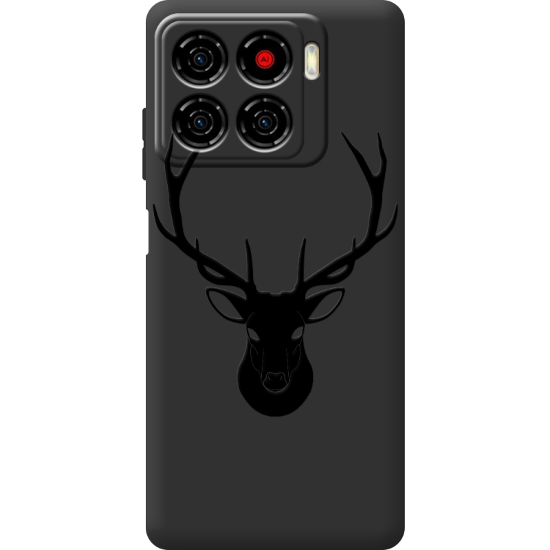 Чорний чохол BoxFace ZTE Blade A56 Deer