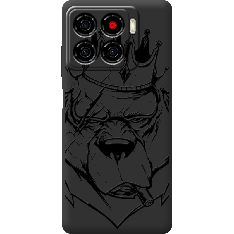 Чорний чохол BoxFace ZTE Blade A56 Bear King