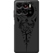 Чорний чохол BoxFace ZTE Blade A56 Hugin and Munin