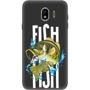 Черный чехол Uprint Samsung J400 Galaxy J4 2018 Fish