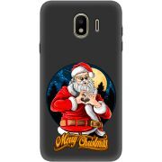 Черный чехол Uprint Samsung J400 Galaxy J4 2018 Cool Santa