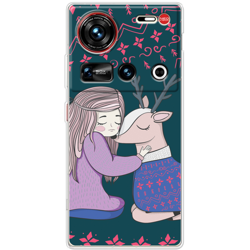 Чохол BoxFace Nubia Z70 Ultra Girl and deer
