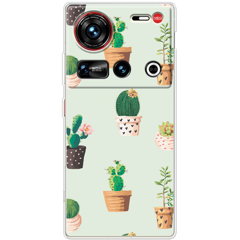 Чохол BoxFace Nubia Z70 Ultra L-green Cacti
