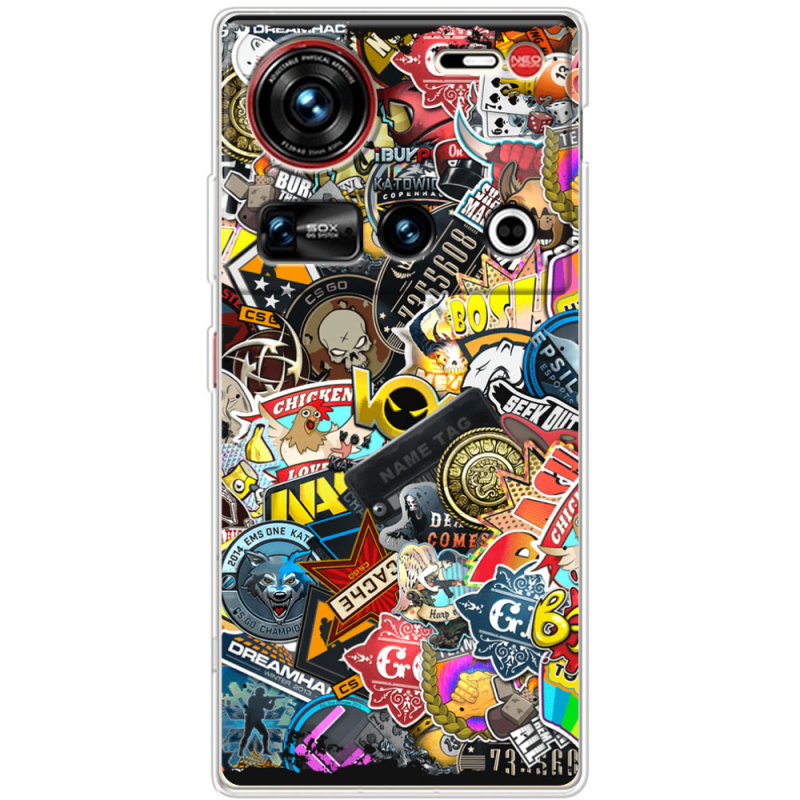 Чохол BoxFace Nubia Z70 Ultra CS:Go Stickerbombing