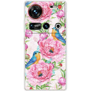 Чохол BoxFace Nubia Z70 Ultra Birds and Flowers