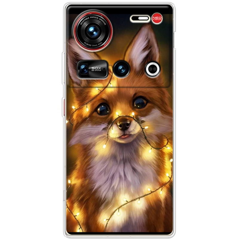Чохол BoxFace Nubia Z70 Ultra Різдвяна лисичка