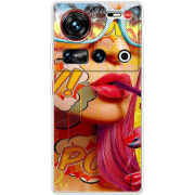 Чохол BoxFace Nubia Z70 Ultra Yellow Girl Pop Art