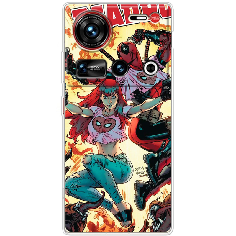 Чохол BoxFace Nubia Z70 Ultra Deadpool and Mary Jane