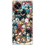 Чохол BoxFace Nubia Z70 Ultra Anime Stickers