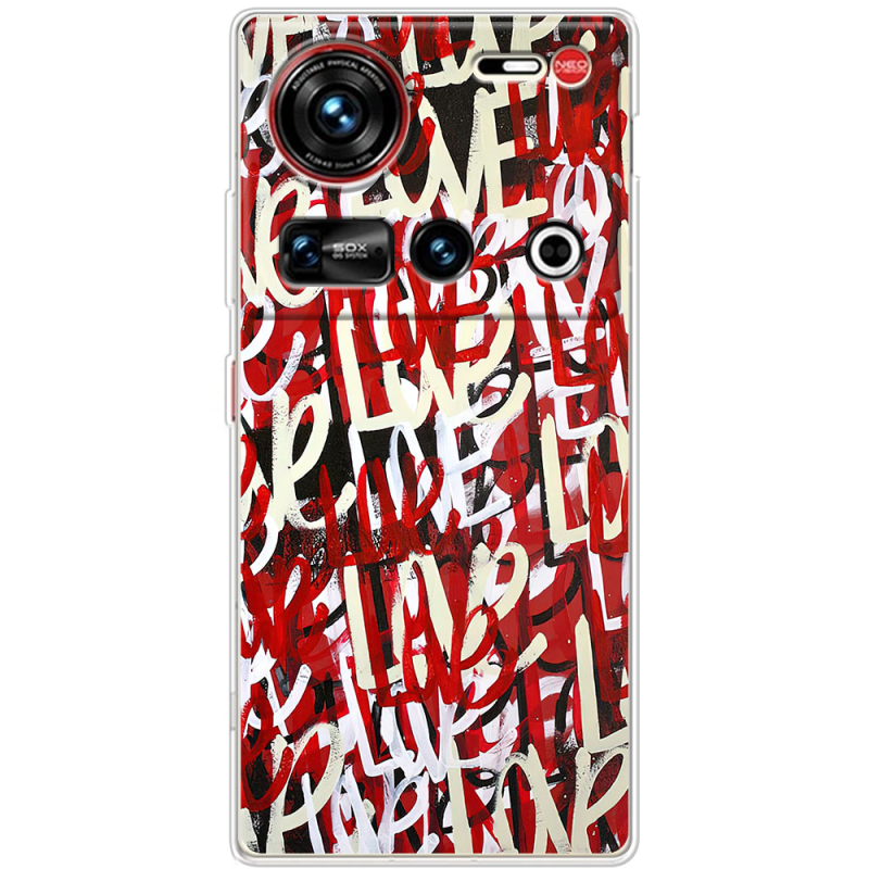 Чохол BoxFace Nubia Z70 Ultra Love Graffiti