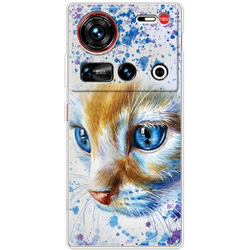 Чохол BoxFace Nubia Z70 Ultra Голубоглазый Кот