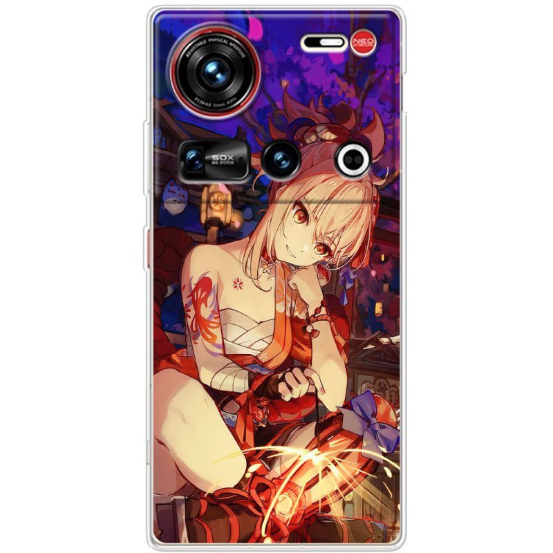 Чохол BoxFace Nubia Z70 Ultra Genshin Ёимия с огоньком