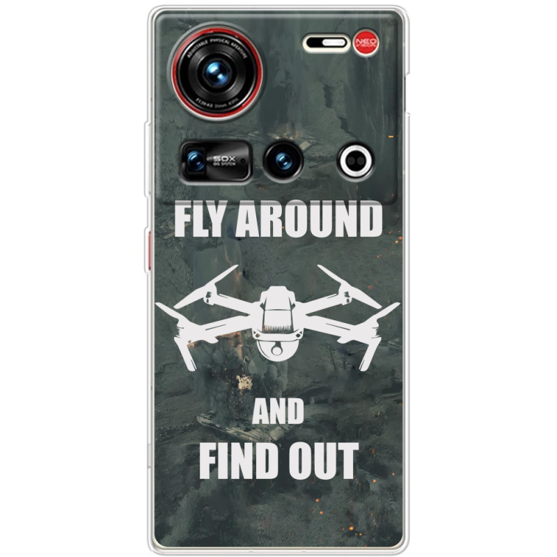 Чохол BoxFace Nubia Z70 Ultra Дрон Fly Around