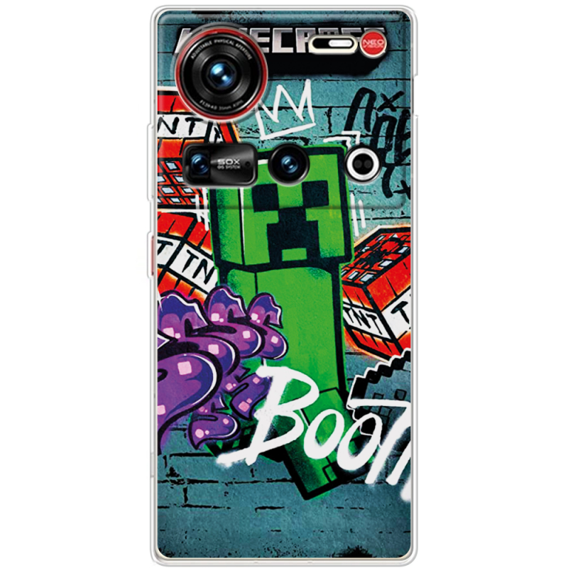 Чохол BoxFace Nubia Z70 Ultra Minecraft Graffiti