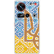 Чохол BoxFace Nubia Z70 Ultra Тризуб Вишивка