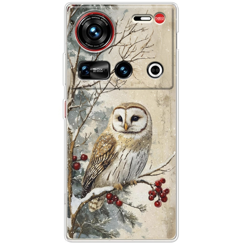 Чохол BoxFace Nubia Z70 Ultra Christmas Owl