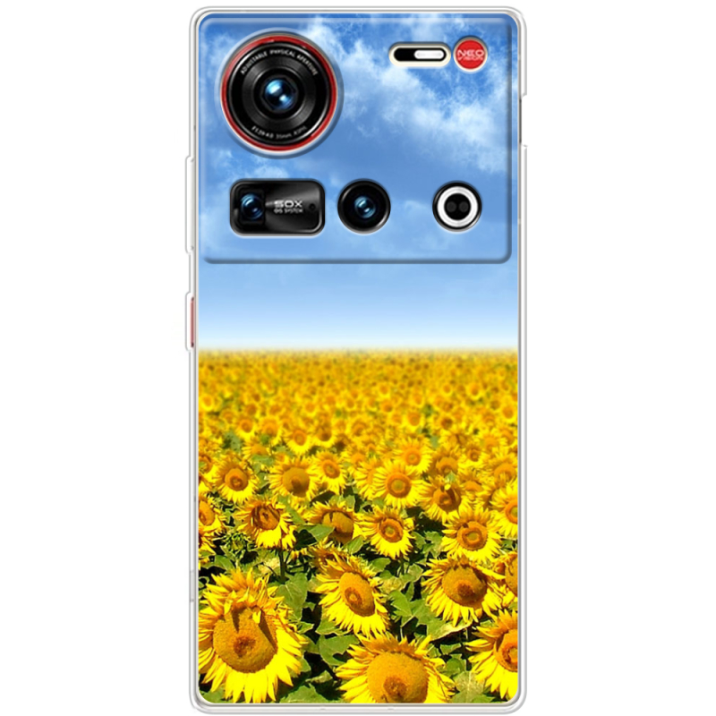 Чохол BoxFace Nubia Z70 Ultra Подсолнухи