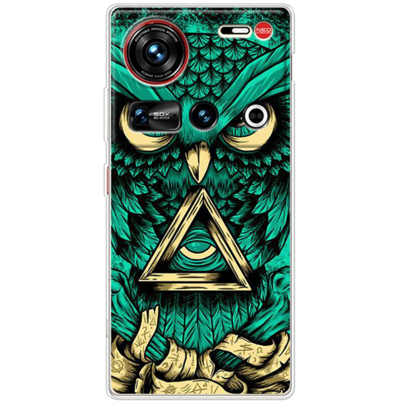 Чохол BoxFace Nubia Z70 Ultra Masonic Owl
