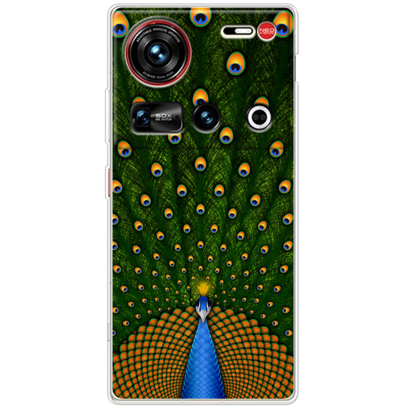Чохол BoxFace Nubia Z70 Ultra Peacocks Tail