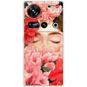 Чохол BoxFace Nubia Z70 Ultra Girl in Flowers