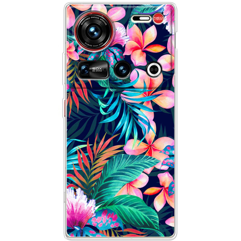 Чохол BoxFace Nubia Z70 Ultra flowers in the tropics