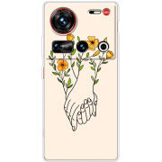 Чохол BoxFace Nubia Z70 Ultra Flower Hands