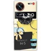 Прозорий чохол BoxFace Nubia Z70 Ultra Fashion Pug