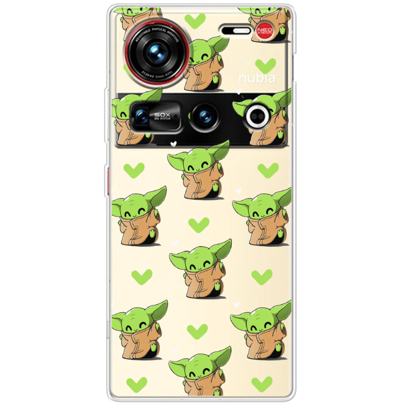 Прозорий чохол BoxFace Nubia Z70 Ultra Pattern Baby Yoda