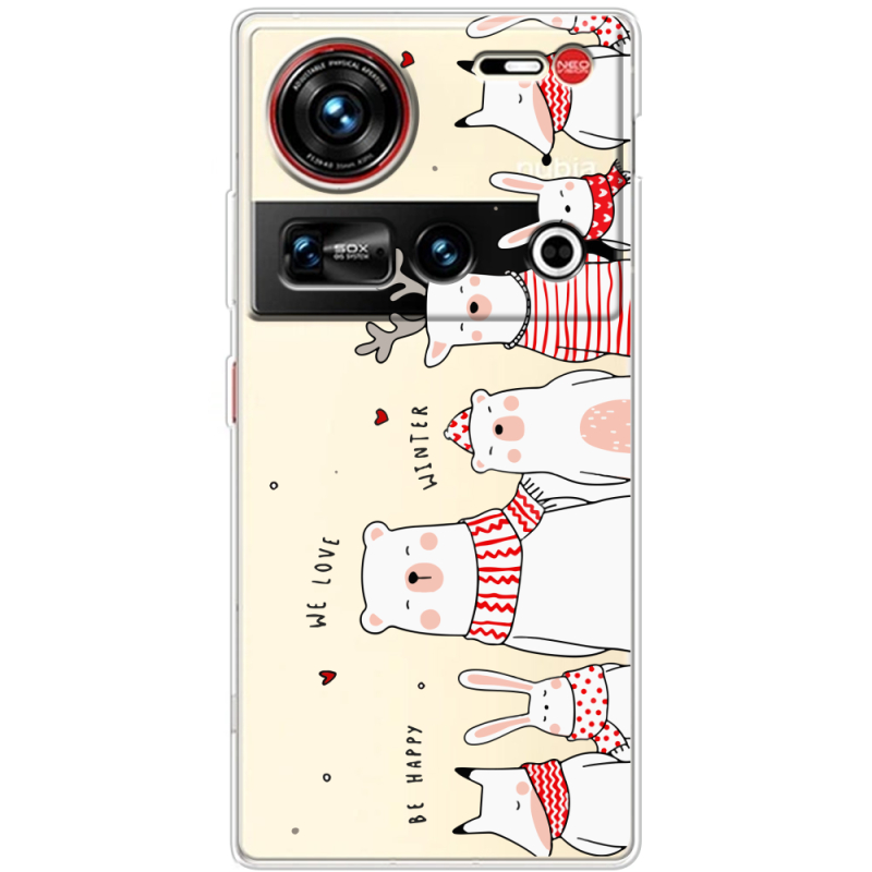 Прозорий чохол BoxFace Nubia Z70 Ultra The Friendly Beasts