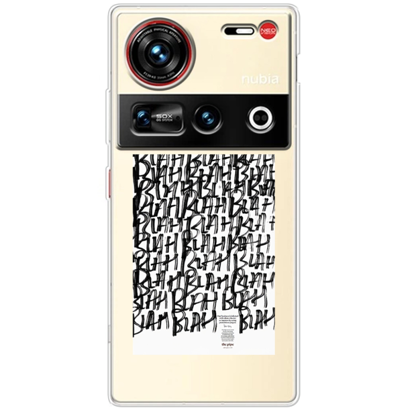 Прозорий чохол BoxFace Nubia Z70 Ultra Blah Blah