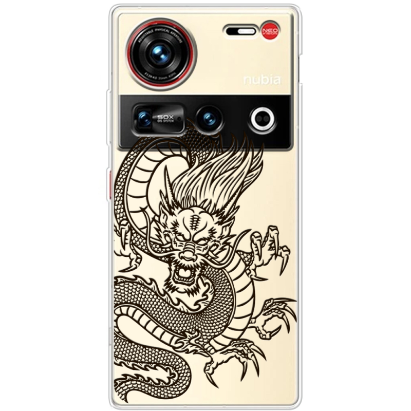 Прозорий чохол BoxFace Nubia Z70 Ultra Chinese Dragon