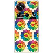 Прозорий чохол BoxFace Nubia Z70 Ultra Hippie Flowers