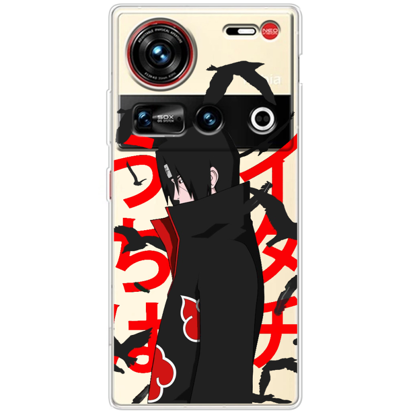 Прозорий чохол BoxFace Nubia Z70 Ultra Учиха Итачи