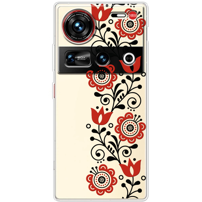 Прозорий чохол BoxFace Nubia Z70 Ultra Ethno Ornament