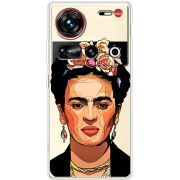 Прозорий чохол BoxFace Nubia Z70 Ultra Фрида Кало