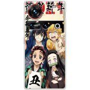 Прозорий чохол BoxFace Nubia Z70 Ultra Незуко та друзі