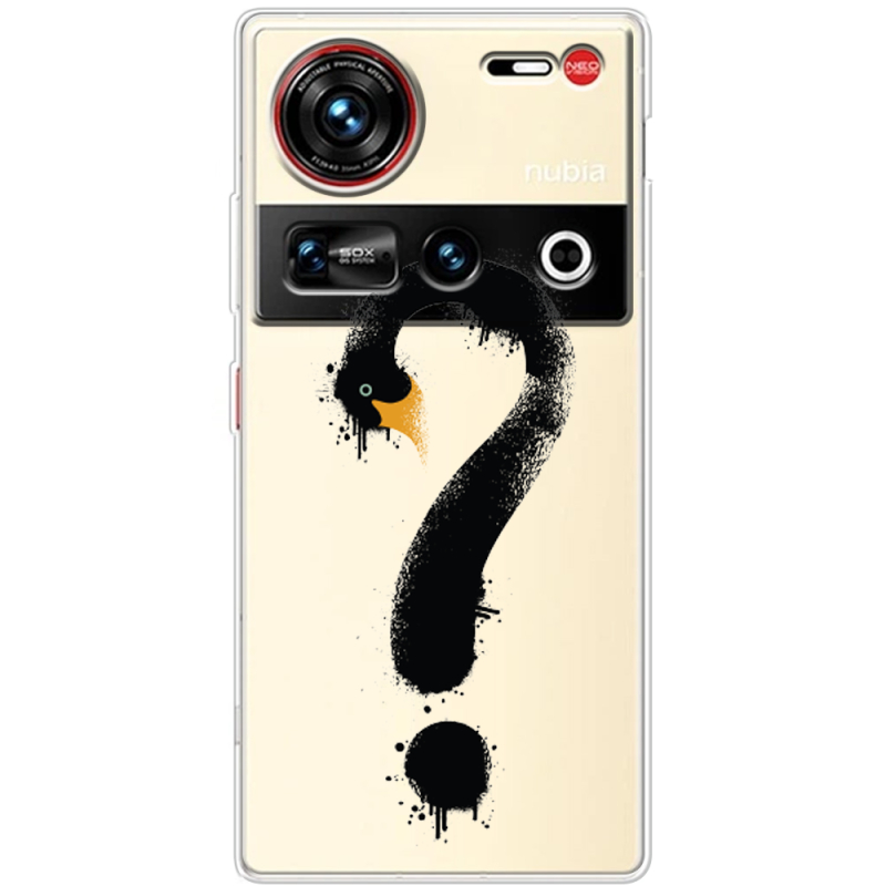 Прозорий чохол BoxFace Nubia Z70 Ultra Swan question