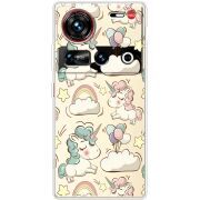Прозорий чохол BoxFace Nubia Z70 Ultra Unicorns