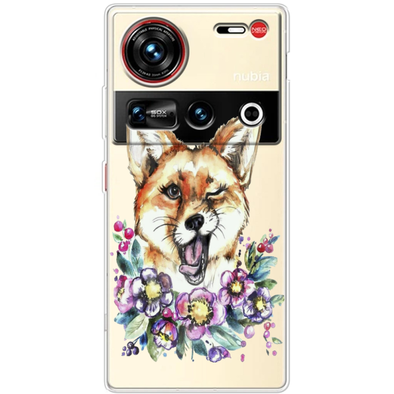 Прозорий чохол BoxFace Nubia Z70 Ultra Winking Fox