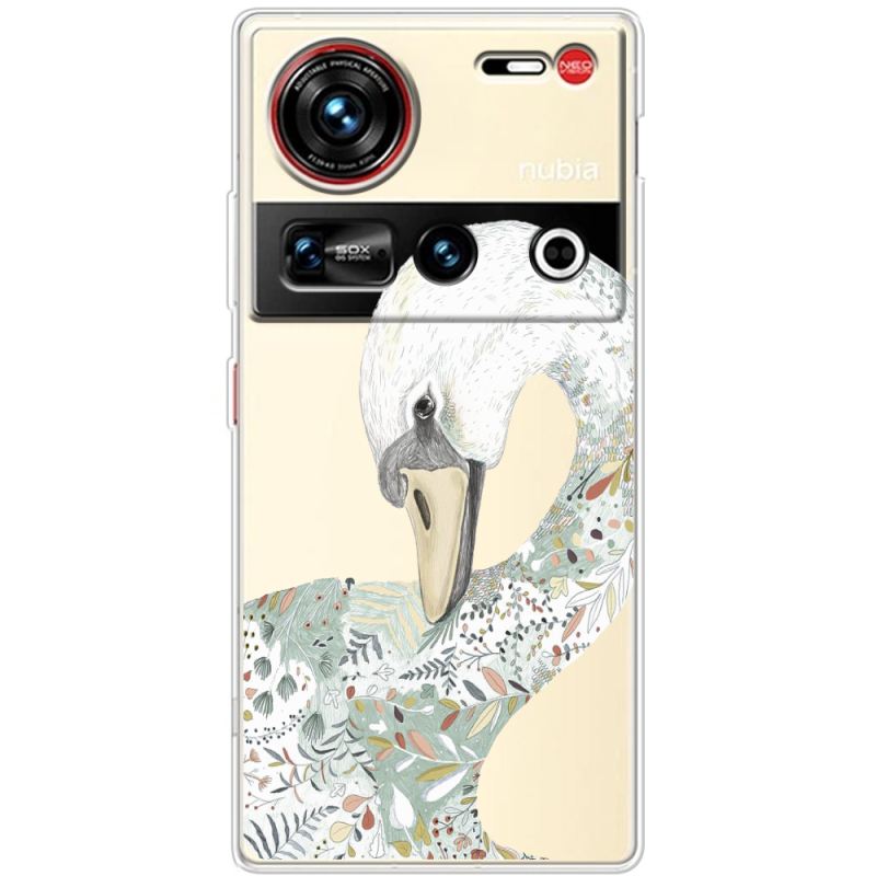 Прозорий чохол BoxFace Nubia Z70 Ultra Swan