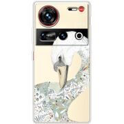 Прозорий чохол BoxFace Nubia Z70 Ultra Swan