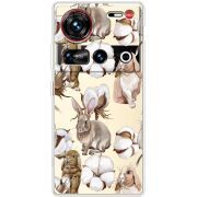 Прозорий чохол BoxFace Nubia Z70 Ultra Cotton and Rabbits