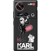 Чорний чохол BoxFace Nubia Z70 Ultra For Karl