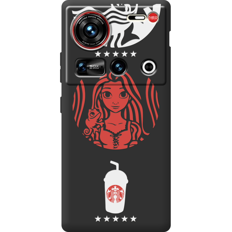 Чорний чохол BoxFace Nubia Z70 Ultra RedWhite Coffee